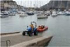 Ilfracombe RNLI rescues two people cut off by tide at Hele Bay